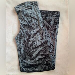 Women’s ZARA Crushed Velvet Pants